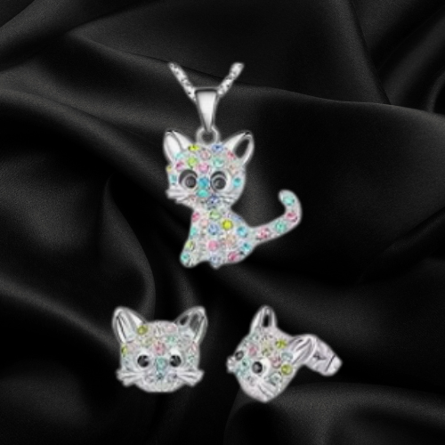 Colorful kitten set