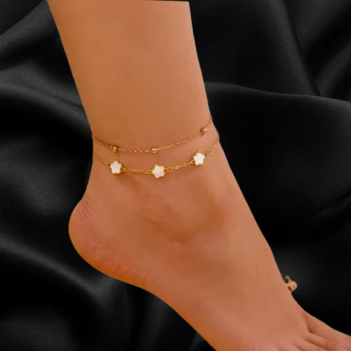 Flower anklet