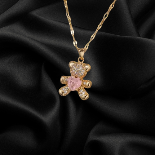 Teddybear necklace
