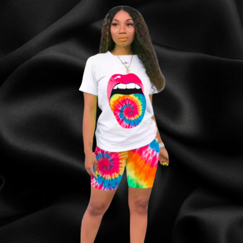 Tye-dye 2pc outfit