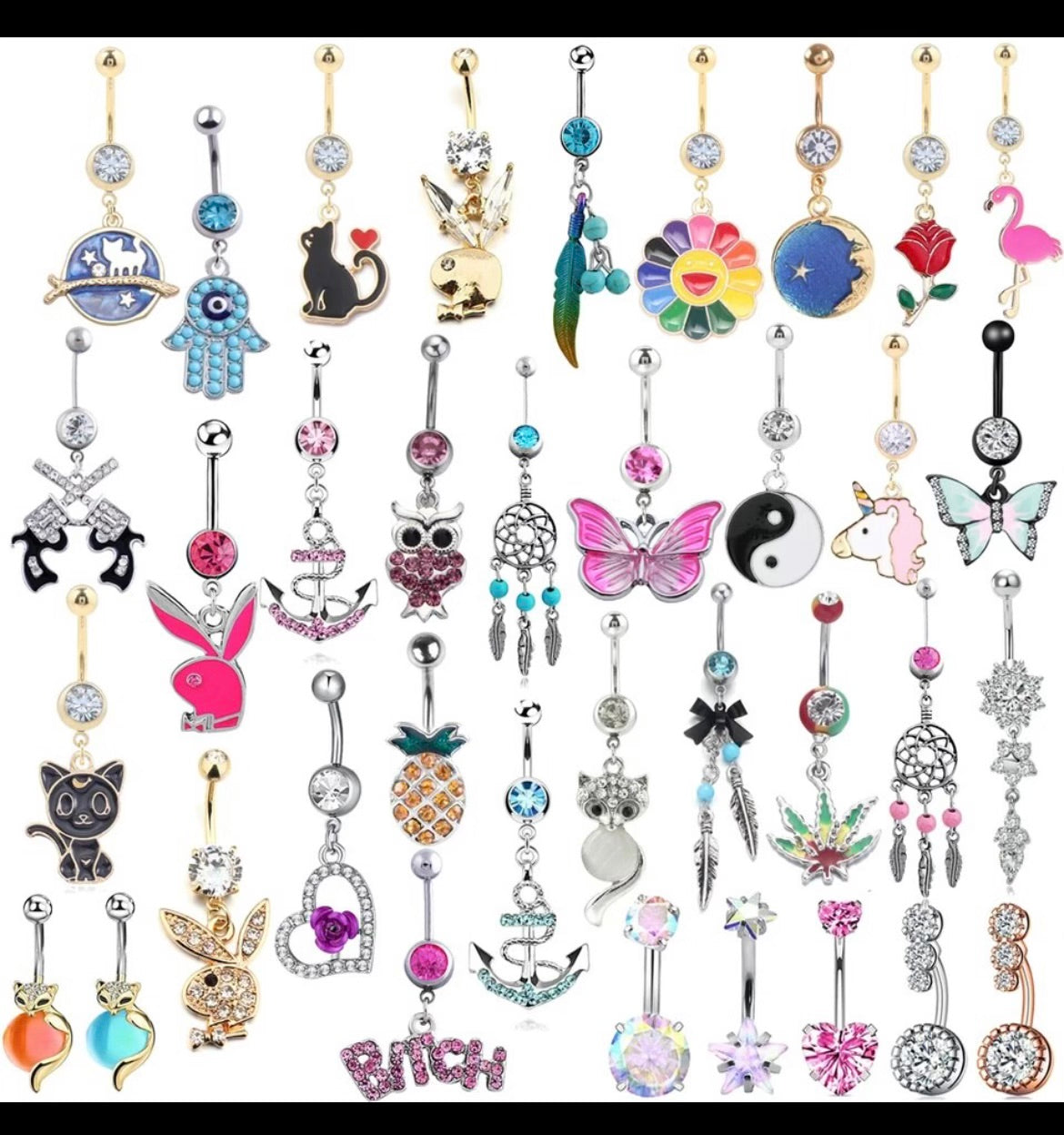 NEW Traphouse Belly Rings